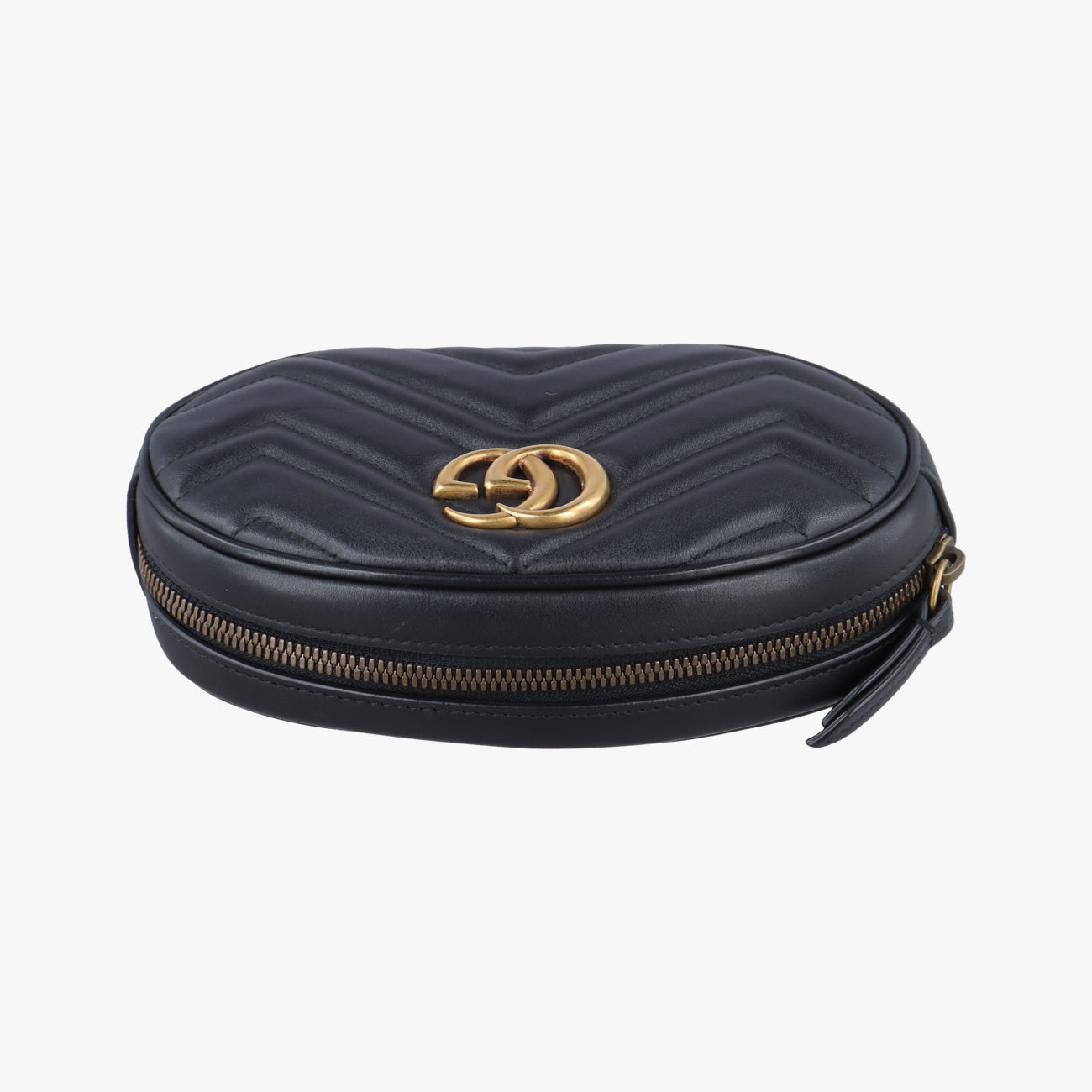 GG MarmontBlackLeather476434E025007695GGマーモントブラックレザー476434E025007695