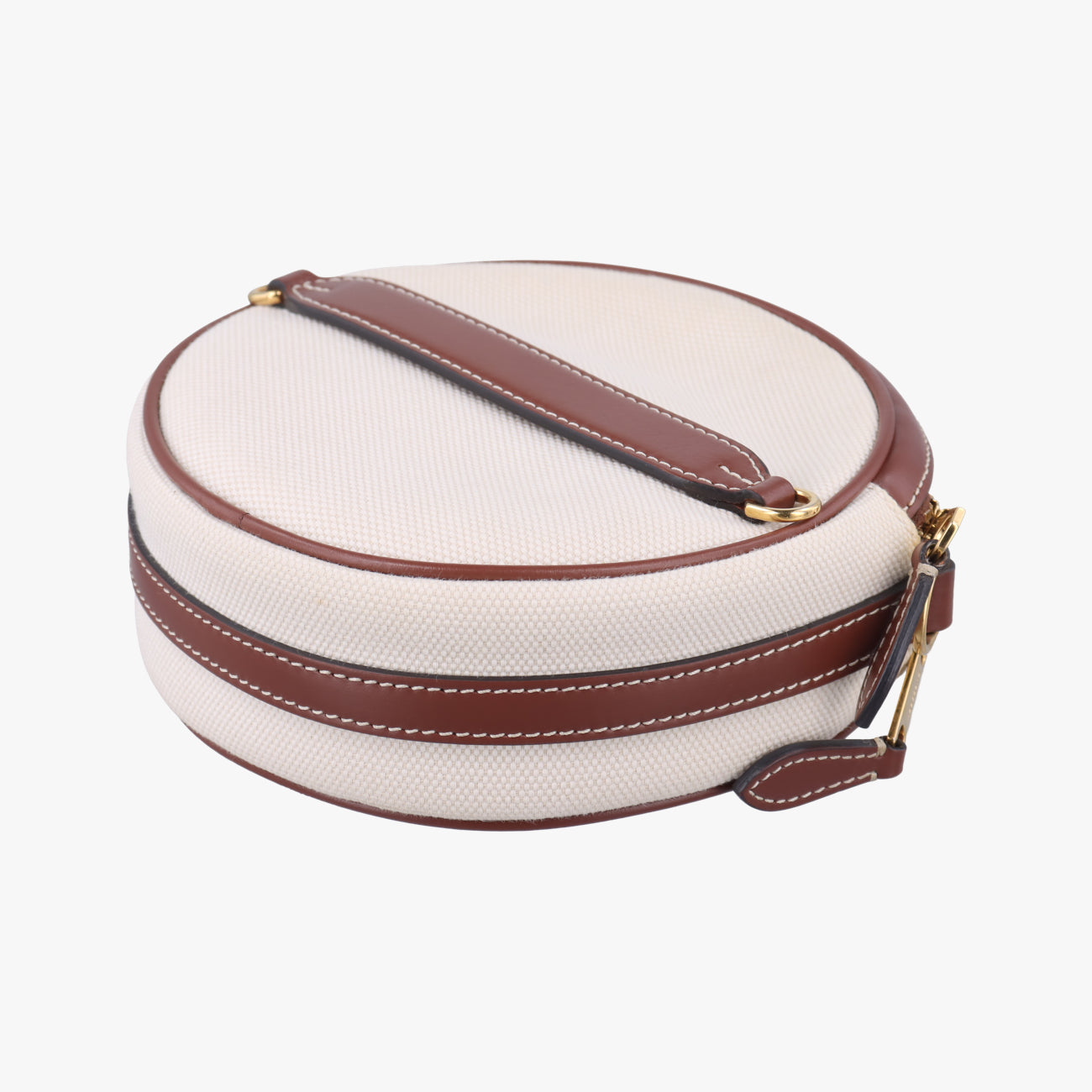 LOUISEBeige×BrownCanvas x LeatherITCORDI17CALルイーズベージュ×ブラウンキャンバス×レザーITCORDI17CAL