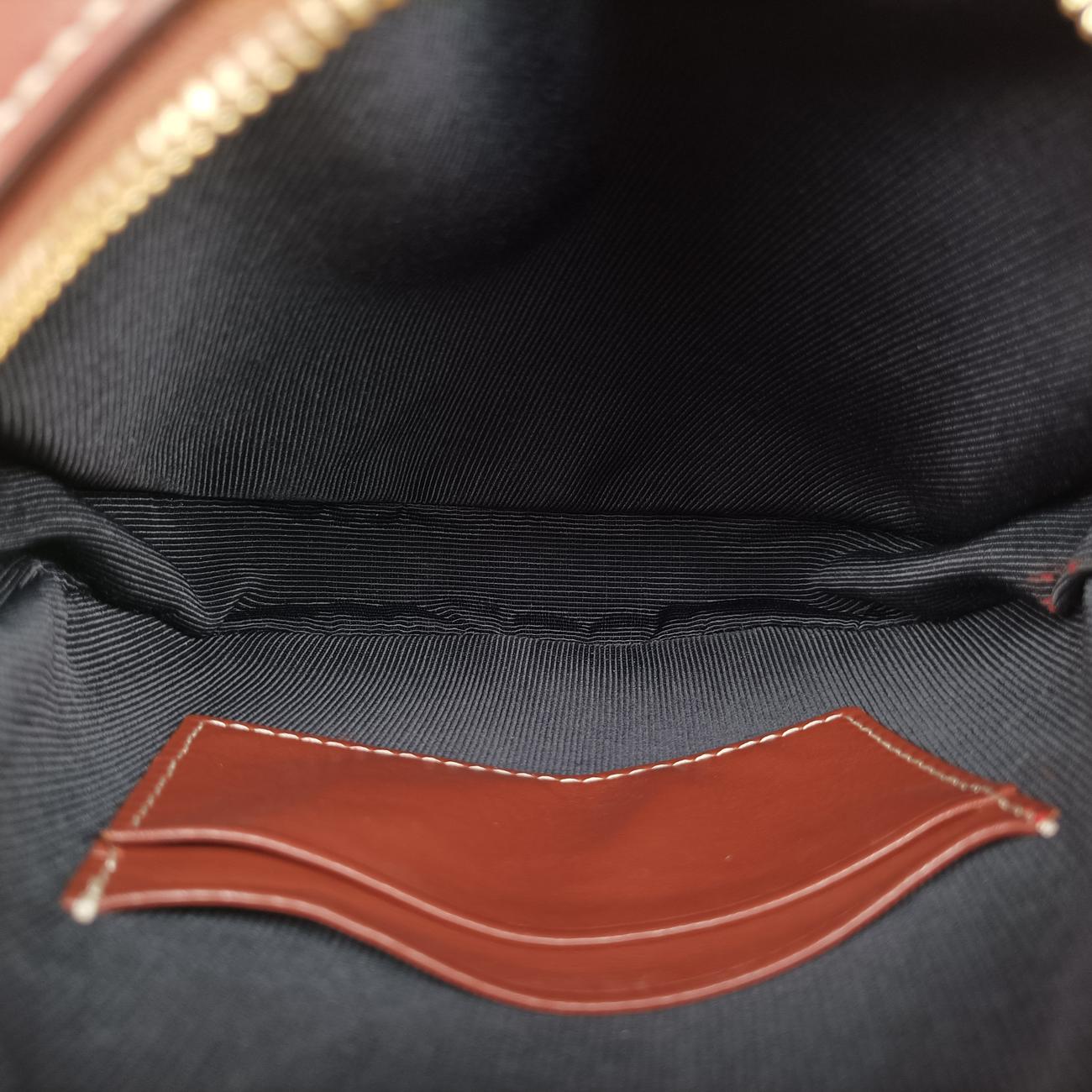 LOUISEBeige×BrownCanvas x LeatherITCORDI17CALルイーズベージュ×ブラウンキャンバス×レザーITCORDI17CAL