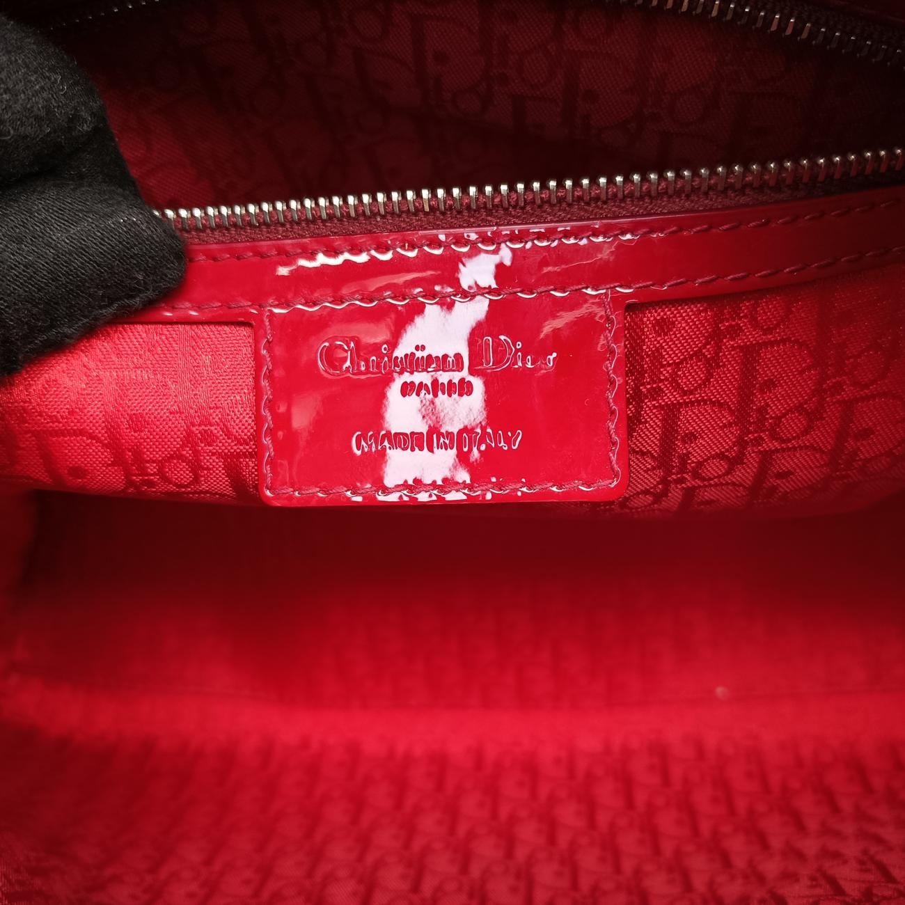 Lady DiorRedpatent16-BO-0121 Bレディディオールレッドパテント16-BO-0121 B