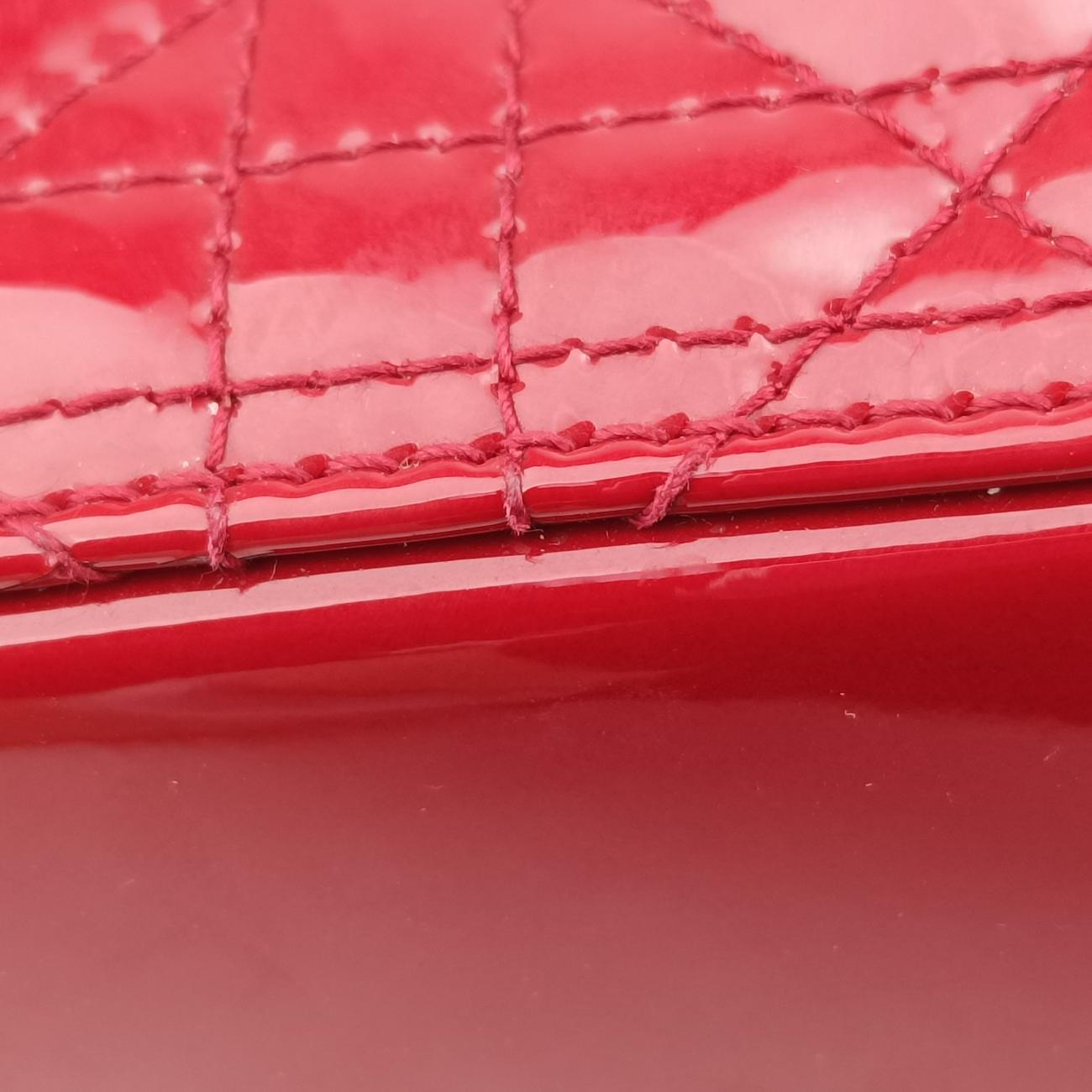 Lady DiorRedpatent16-BO-0121 Bレディディオールレッドパテント16-BO-0121 B