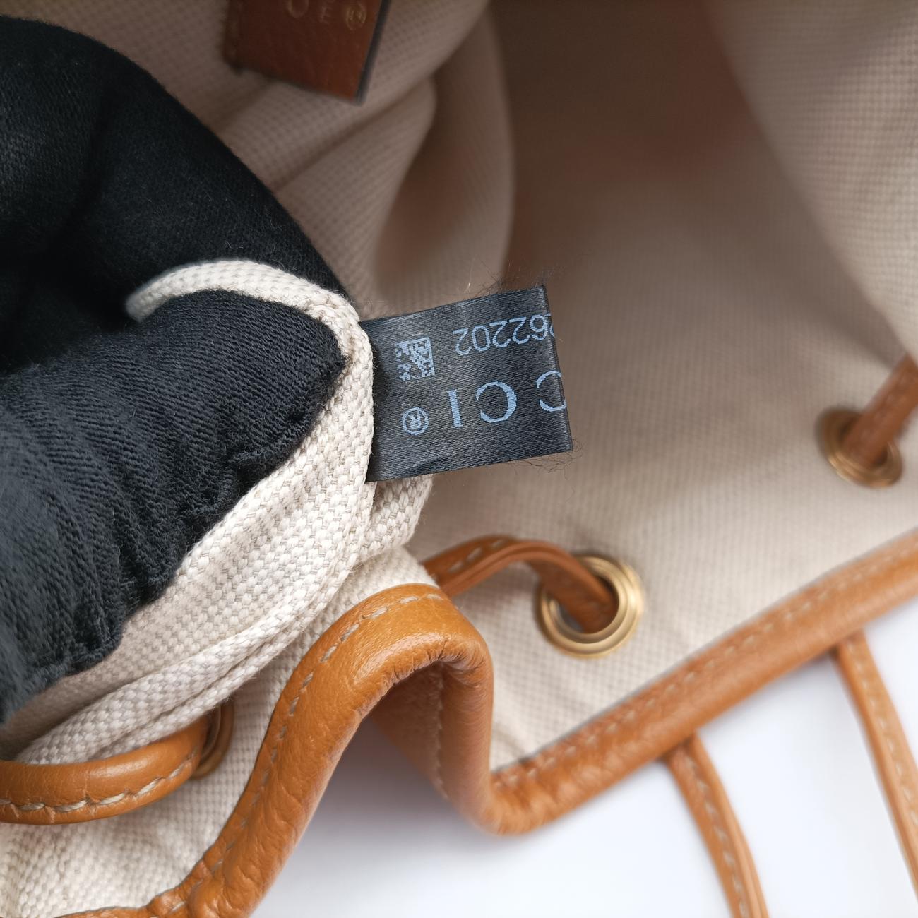 Mickey Mouse Micro GG/Small Bucket BagBrown×MulticolourPVC coated canvas602691B031262202ミッキーマウス マイクロGG/スモールバケットバッグブラウン×マルチカラーPVCコーティングキャンバス602691B031262202