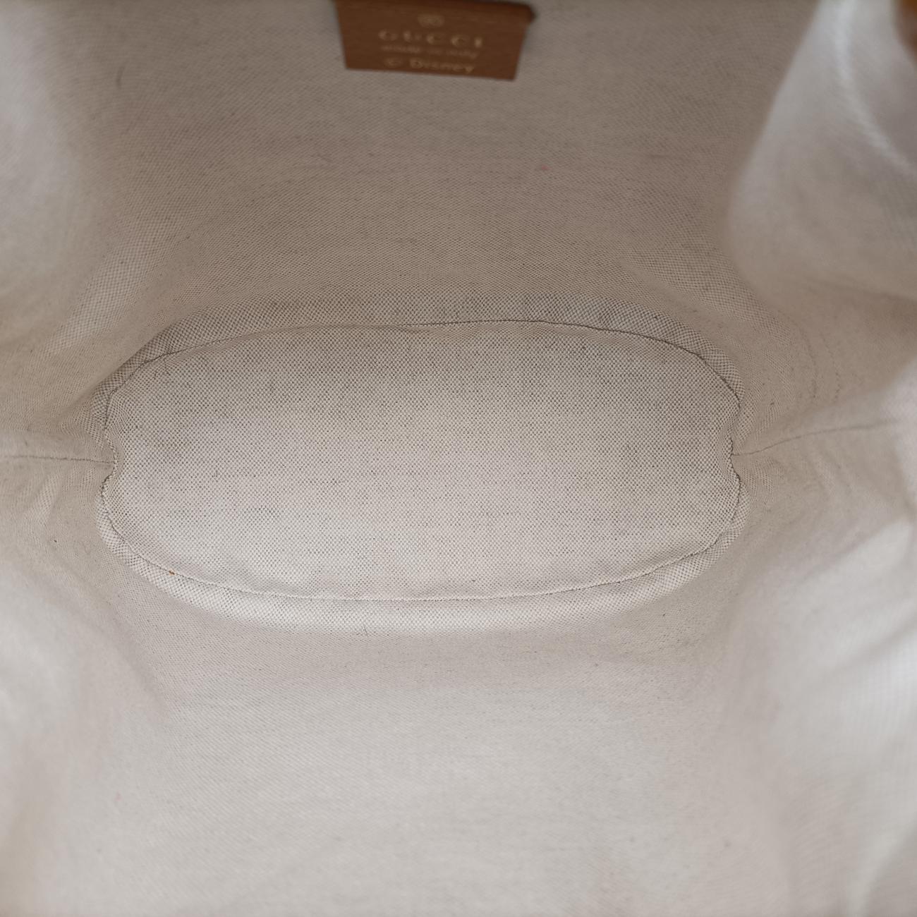 Mickey Mouse Micro GG/Small Bucket BagBrown×MulticolourPVC coated canvas602691B031262202ミッキーマウス マイクロGG/スモールバケットバッグブラウン×マルチカラーPVCコーティングキャンバス602691B031262202