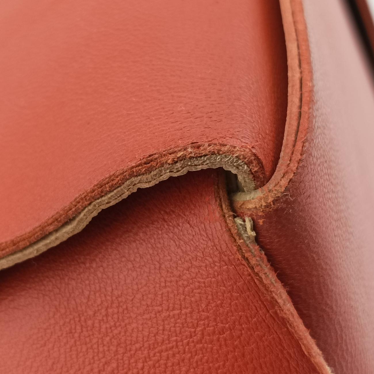 THE ARCO ToteOrange RedlambskinB09578945Lザ アルコトートオレンジレッドラムスキンB09578945L