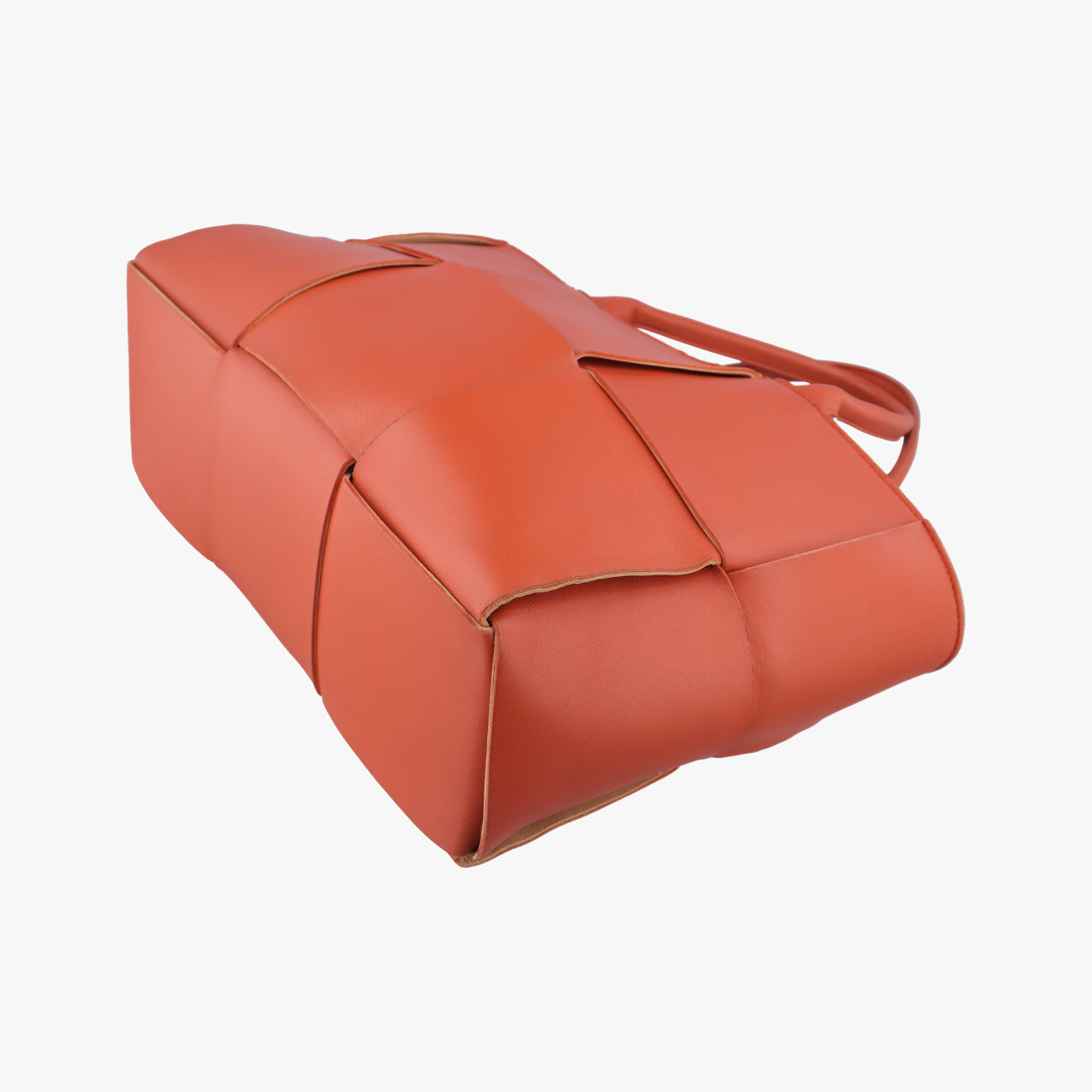 THE ARCO ToteOrange RedlambskinB09578945Lザ アルコトートオレンジレッドラムスキンB09578945L