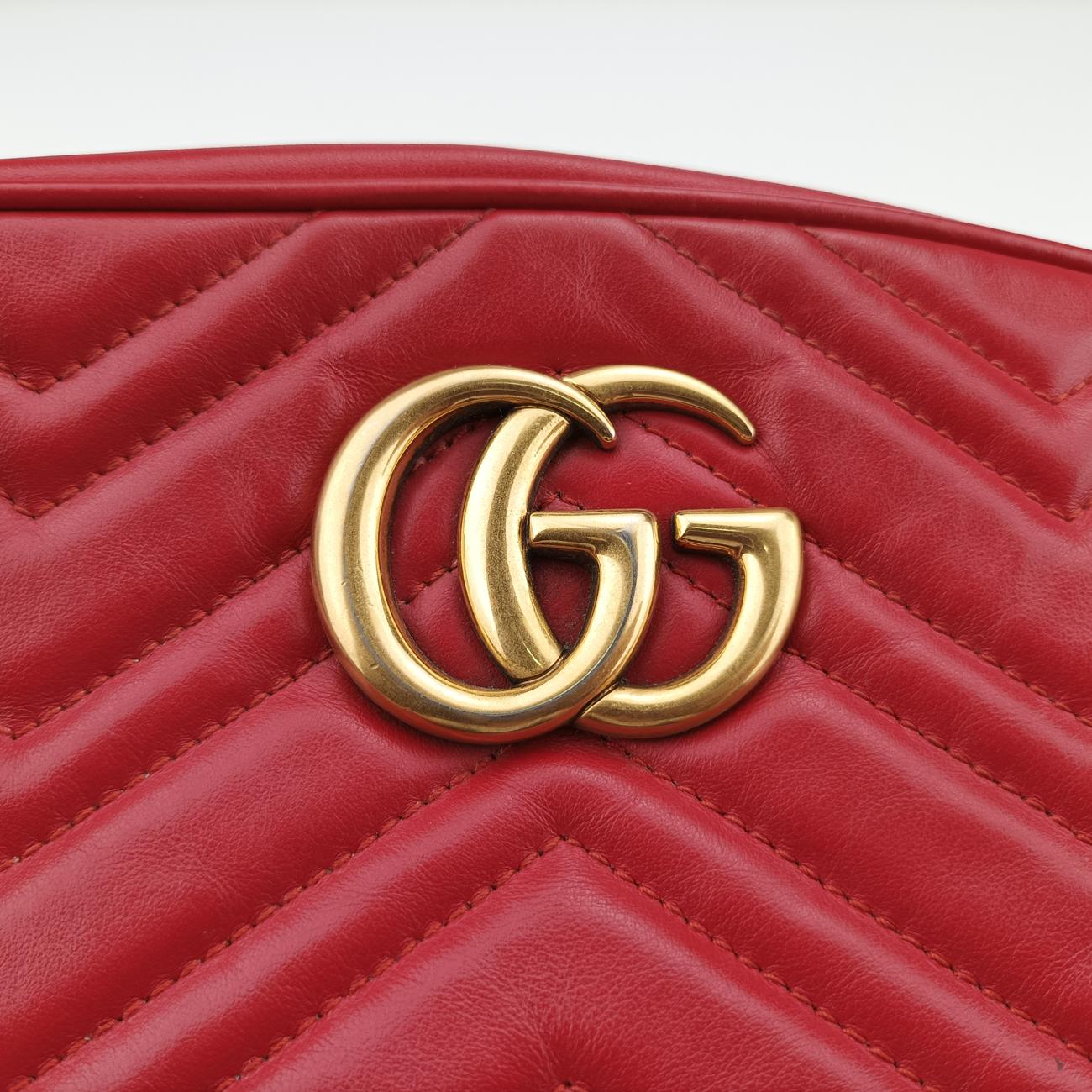 GG MarmontRedLeather447632E024903491GGマーモントレッドレザー447632E024903491