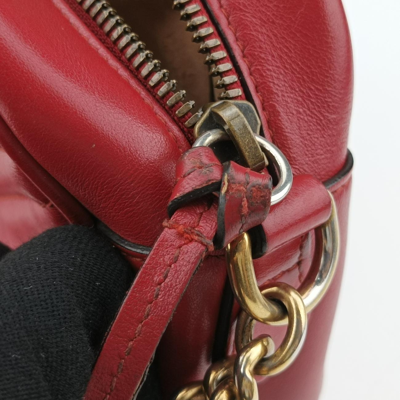 GG MarmontRedLeather447632E024903491GGマーモントレッドレザー447632E024903491