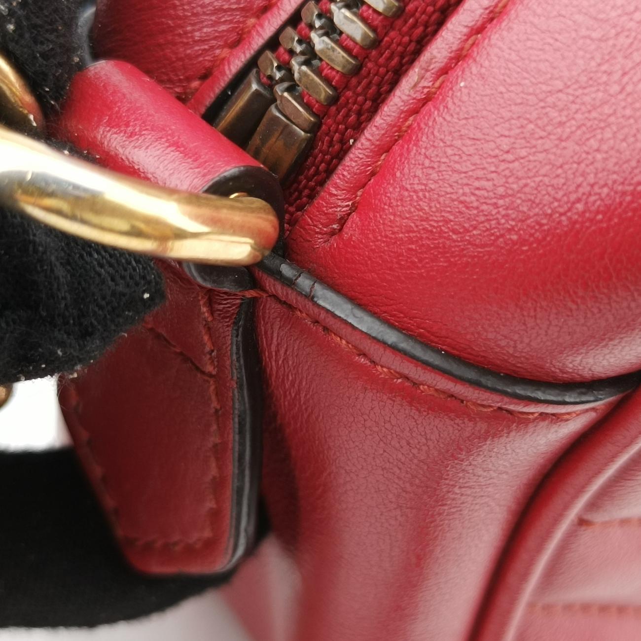 GG MarmontRedLeather447632E024903491GGマーモントレッドレザー447632E024903491