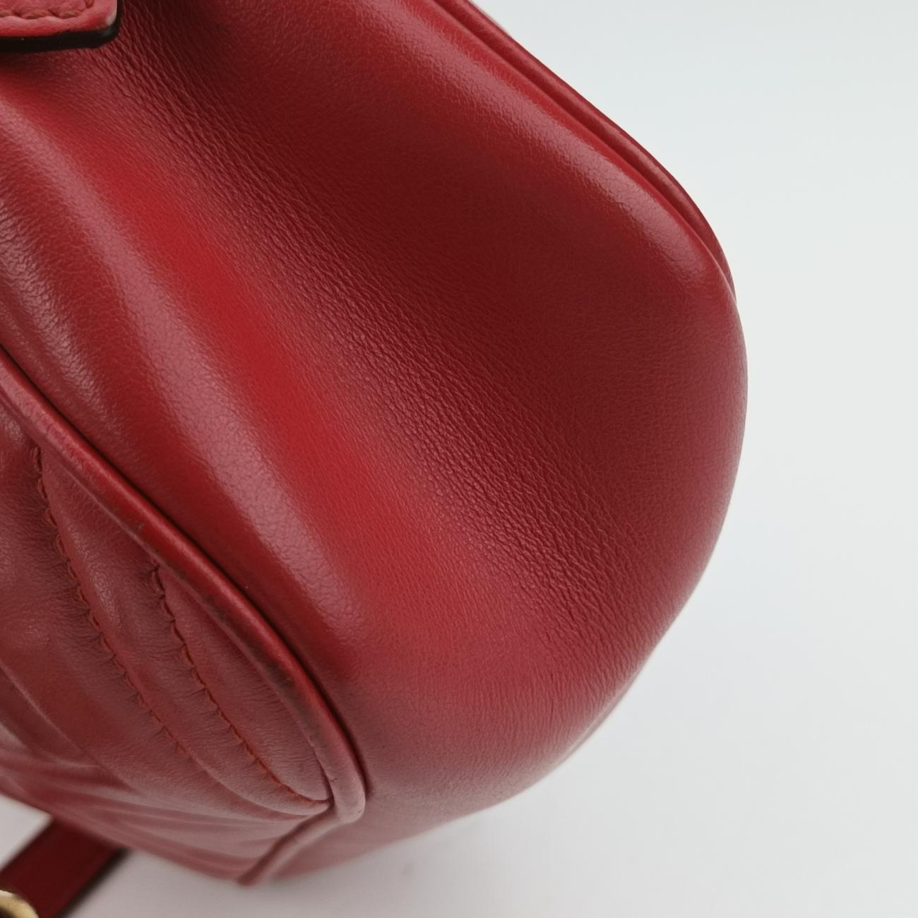 GG MarmontRedLeather447632E024903491GGマーモントレッドレザー447632E024903491