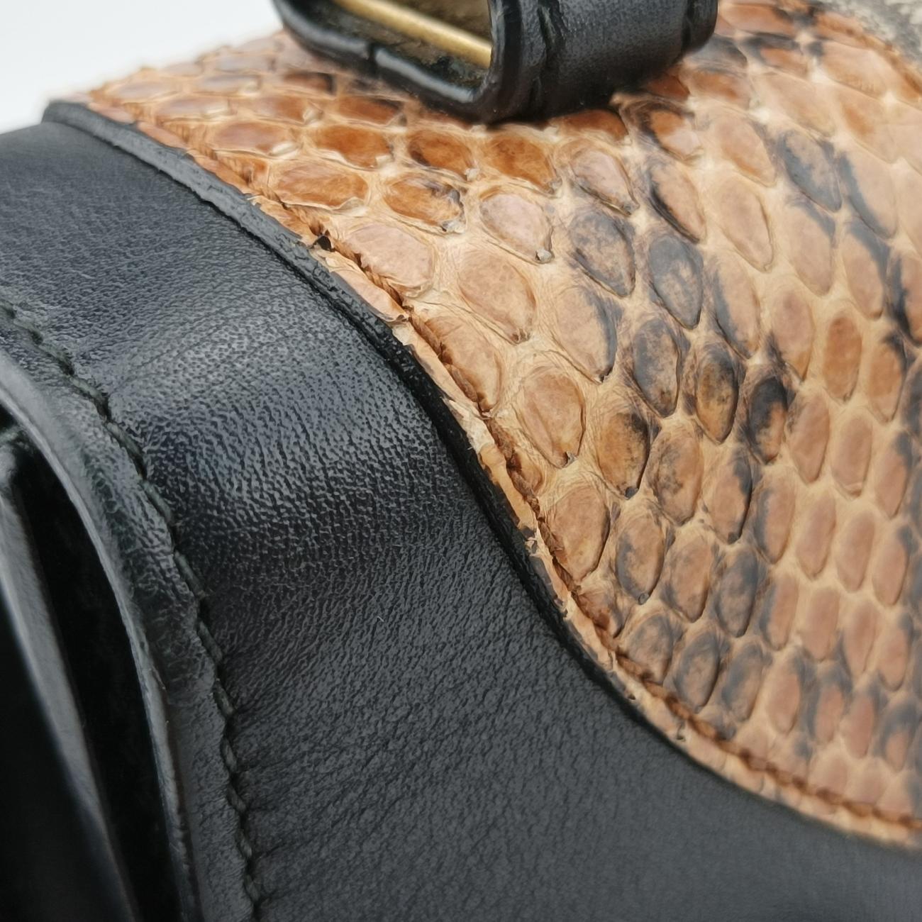 Osiridebeige×blackPVC coated canvas×Leather497995B022872508オシリデベージュ x ブラックPVCコーティングキャンバス×レザー497995B022872508