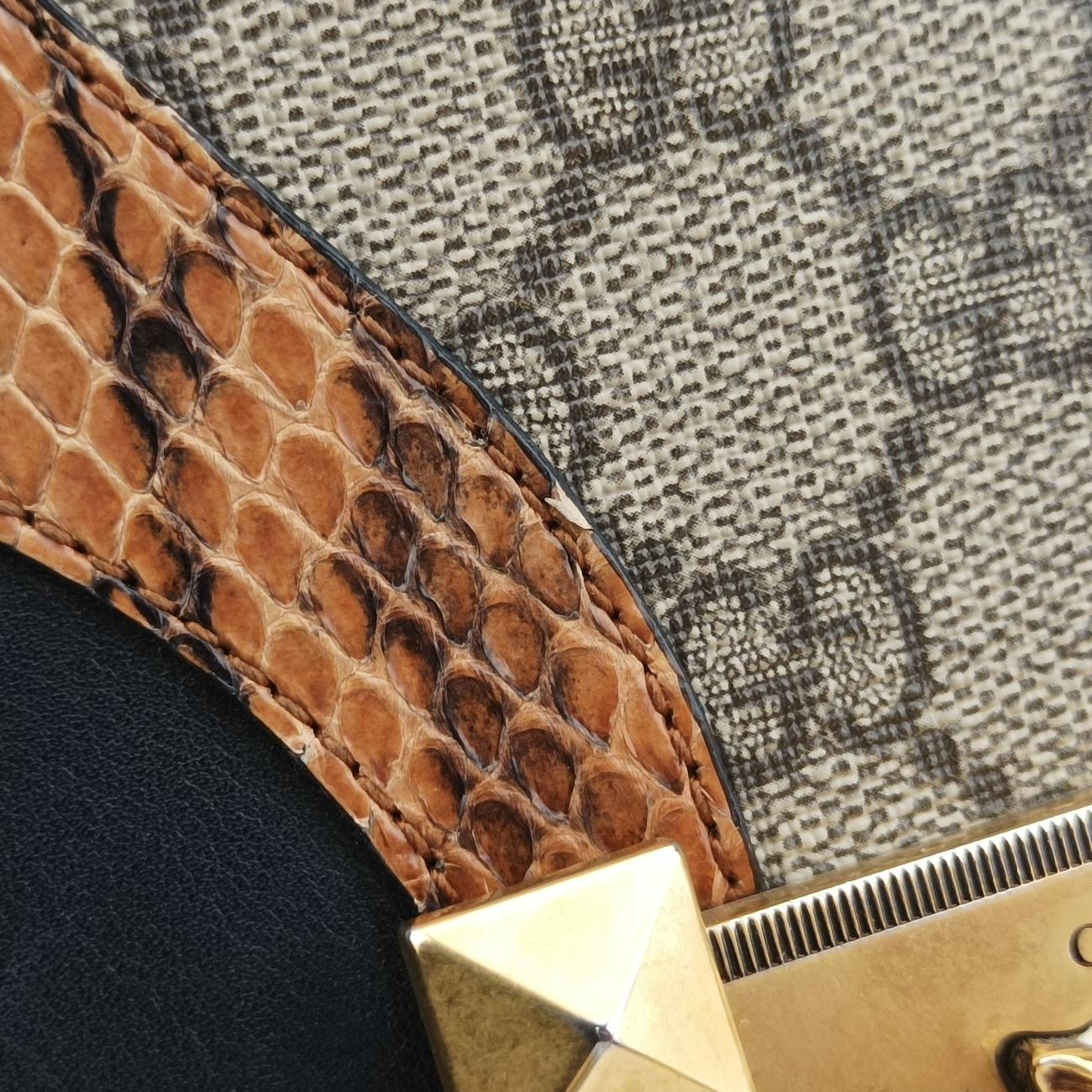 Osiridebeige×blackPVC coated canvas×Leather497995B022872508オシリデベージュ x ブラックPVCコーティングキャンバス×レザー497995B022872508