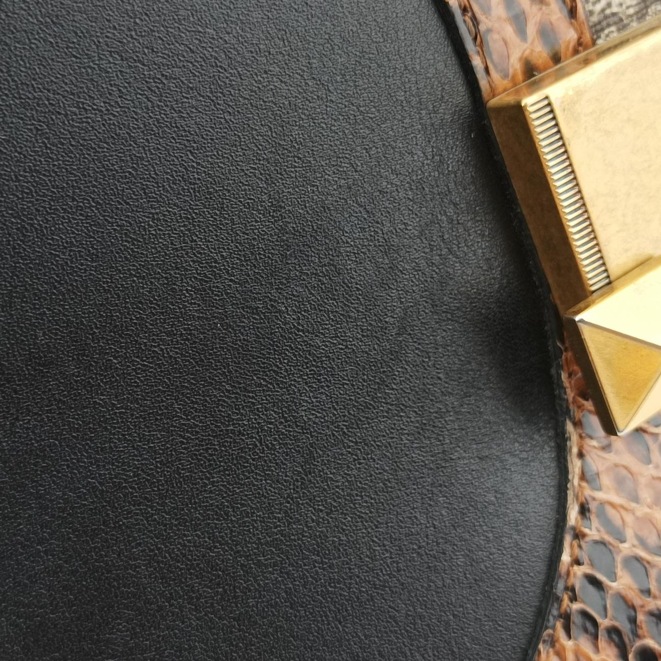 Osiridebeige×blackPVC coated canvas×Leather497995B022872508オシリデベージュ x ブラックPVCコーティングキャンバス×レザー497995B022872508