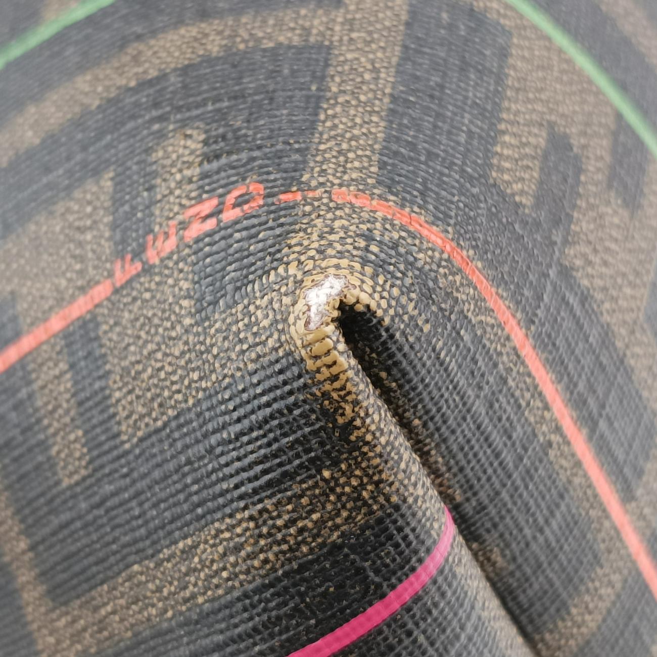 Hollow ToteBrown×MulticolourPVC coated canvas8BH1858BH185-HQP-128-2111プリントロールトートブラウン×マルチカラーPVCコーティングキャンバス8BH1858BH185-HQP-128-2111