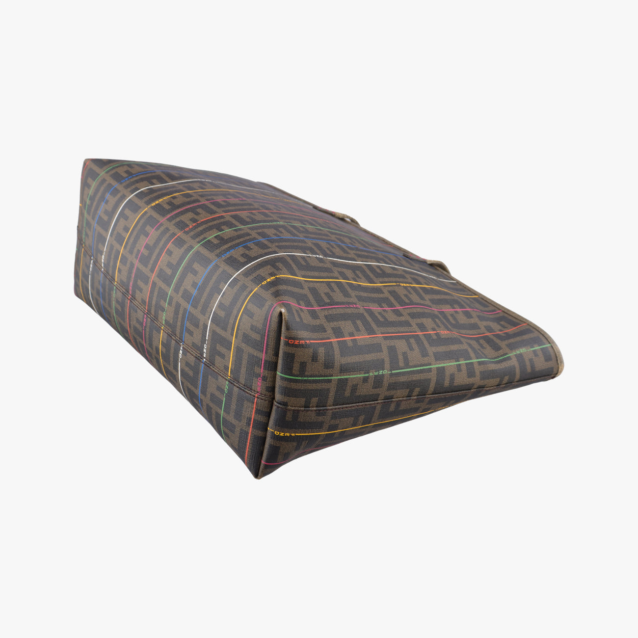 Hollow ToteBrown×MulticolourPVC coated canvas8BH1858BH185-HQP-128-2111プリントロールトートブラウン×マルチカラーPVCコーティングキャンバス8BH1858BH185-HQP-128-2111