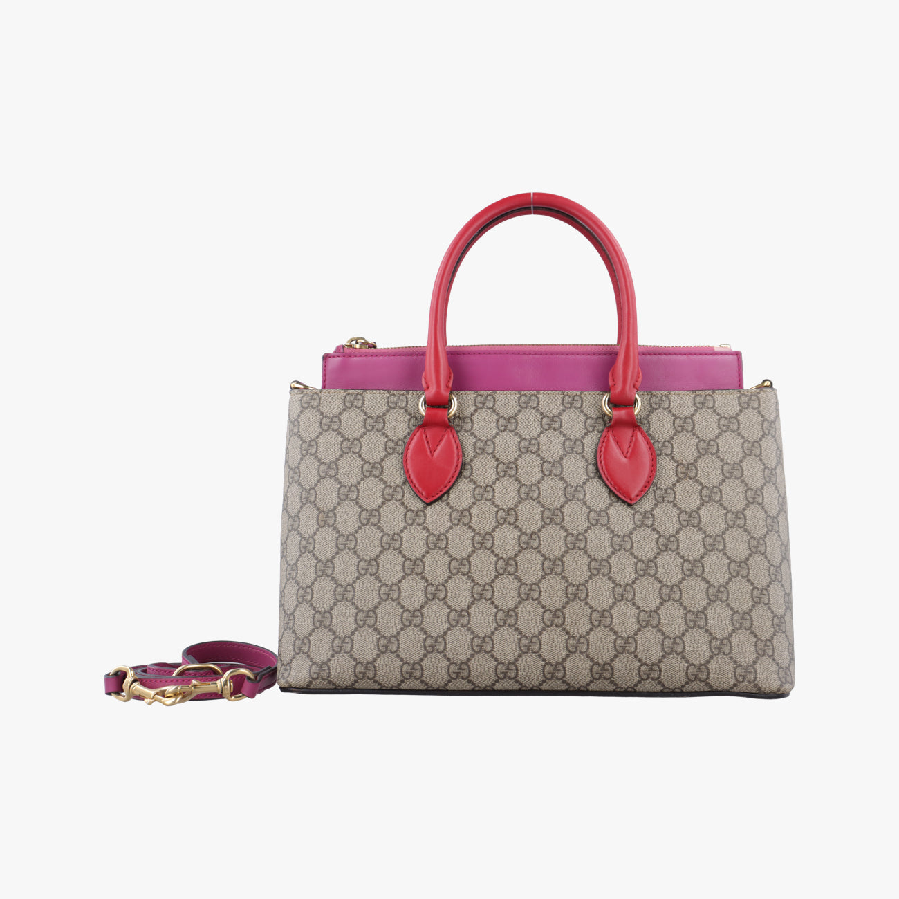 GG SUPREMEBeige x Pink x RedPVC coated canvas409534D019471543GGスプリームベージュ×ピンク×レッドPVCコーティングキャンバス409534D019471543