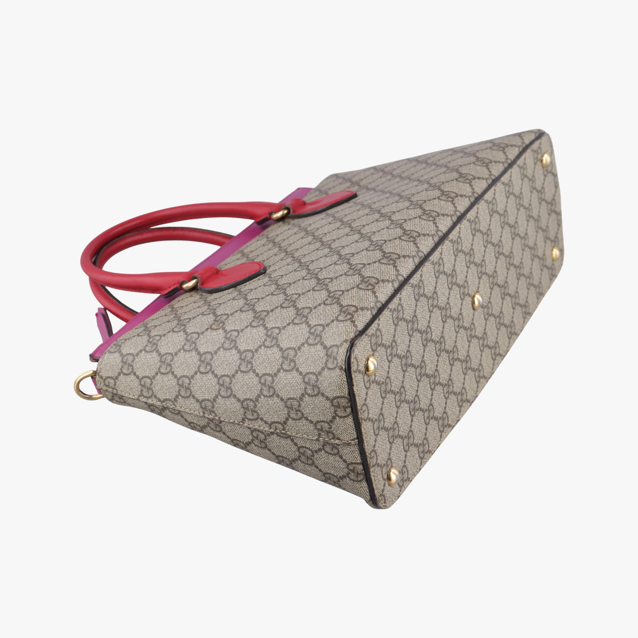 GG SUPREMEBeige x Pink x RedPVC coated canvas409534D019471543GGスプリームベージュ×ピンク×レッドPVCコーティングキャンバス409534D019471543