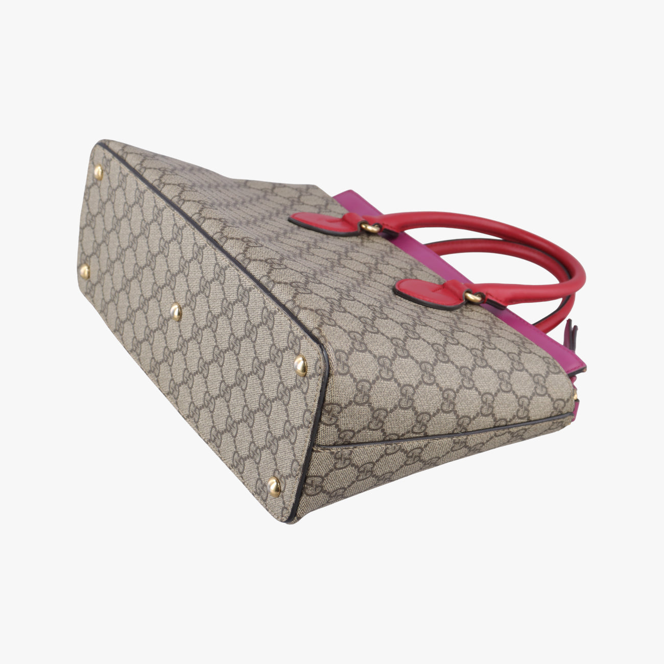 GG SUPREMEBeige x Pink x RedPVC coated canvas409534D019471543GGスプリームベージュ×ピンク×レッドPVCコーティングキャンバス409534D019471543