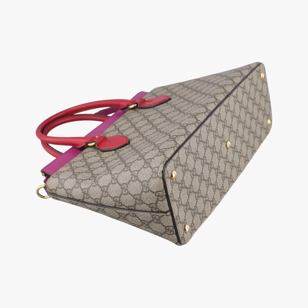 GG SUPREMEBeige x Pink x RedPVC coated canvas409534D019471543GGスプリームベージュ×ピンク×レッドPVCコーティングキャンバス409534D019471543