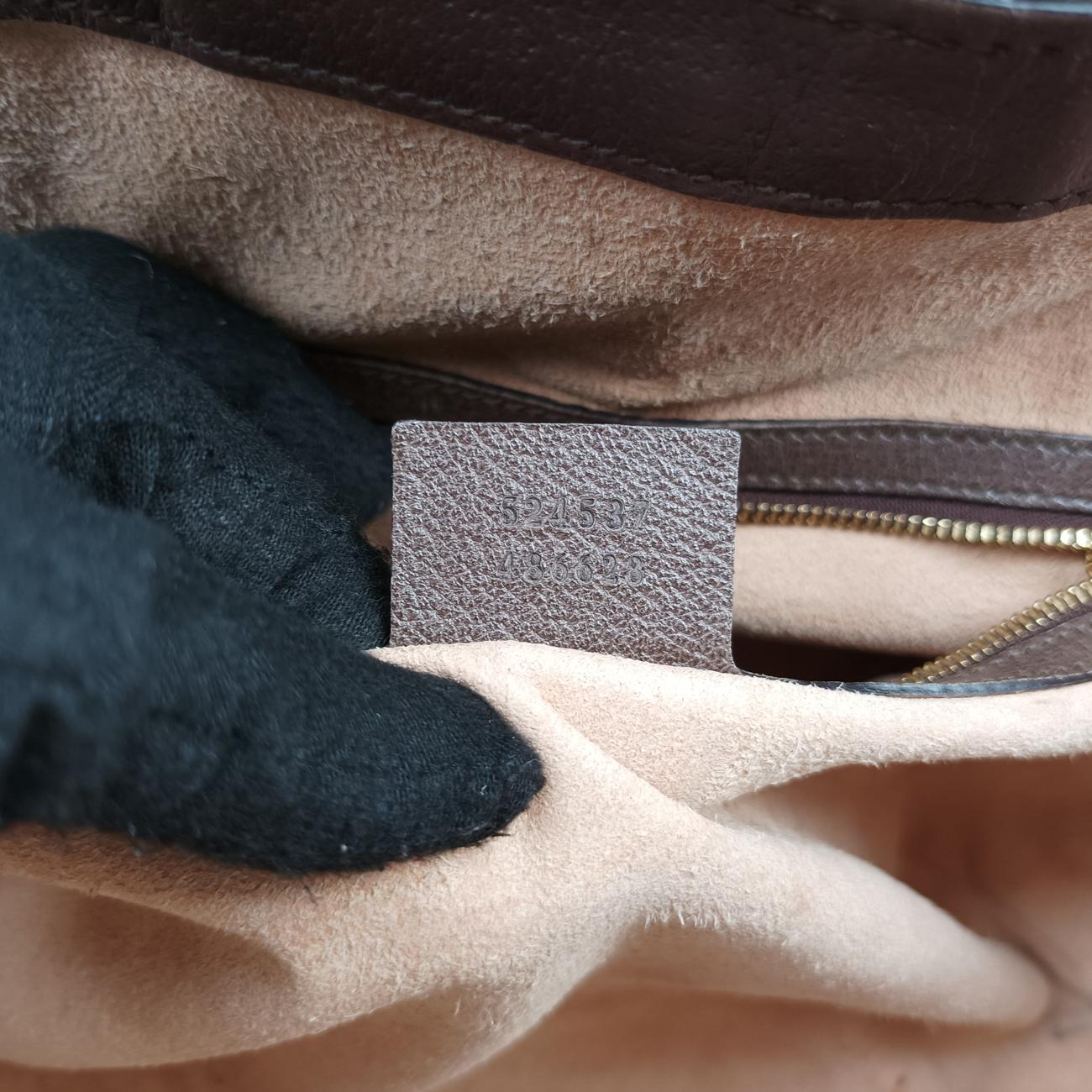 OphidiaBeige x Brown x Red x GreenPVC coated canvas x leather524537H028197617オフィディアベージュxブラウンxレッドxグリーンPVCコーティングキャンバス×レザー524537H028197617