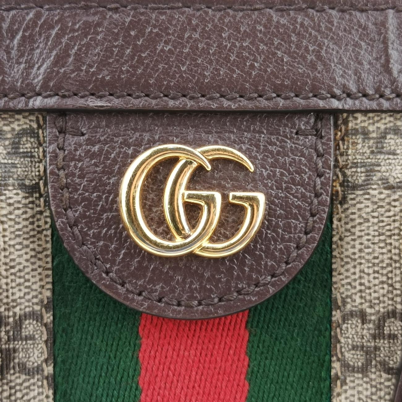 OphidiaBeige x Brown x Red x GreenPVC coated canvas x leather524537H028197617オフィディアベージュxブラウンxレッドxグリーンPVCコーティングキャンバス×レザー524537H028197617