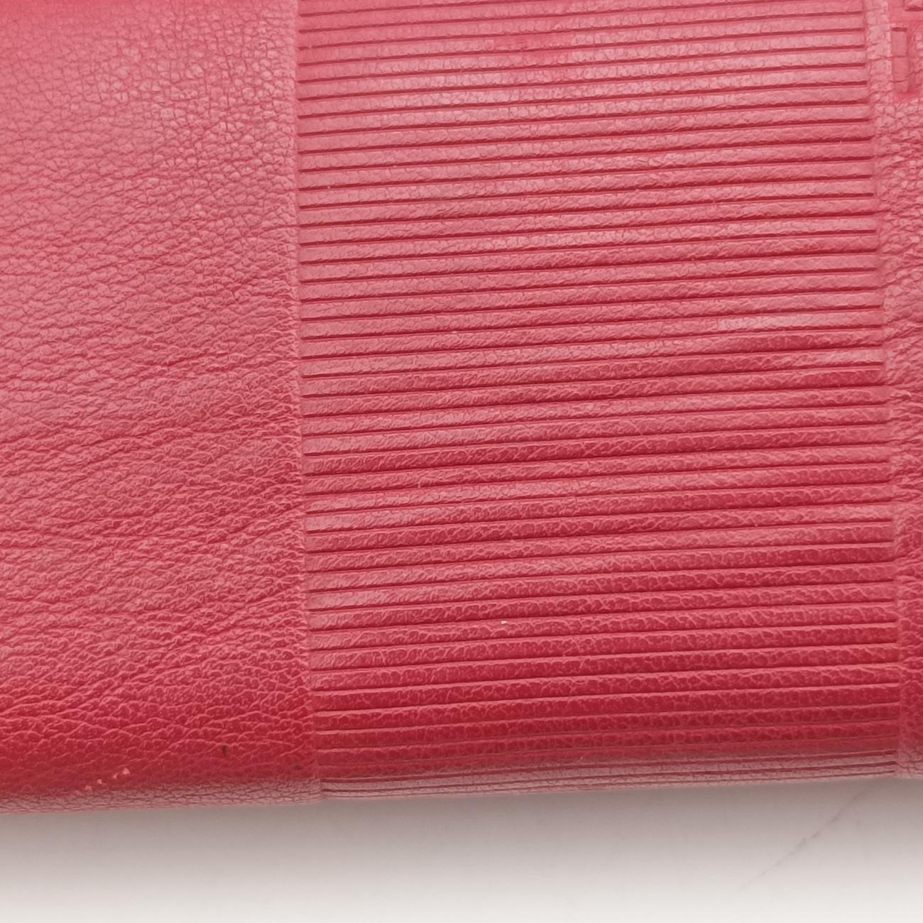 Pequin Embossed Striped ClaudiaRedLeather8BT2048BT204-F00 129-2566ペカン エンボス ストライプ クラウディアレッドレザー8BT2048BT204-F00 129-2566