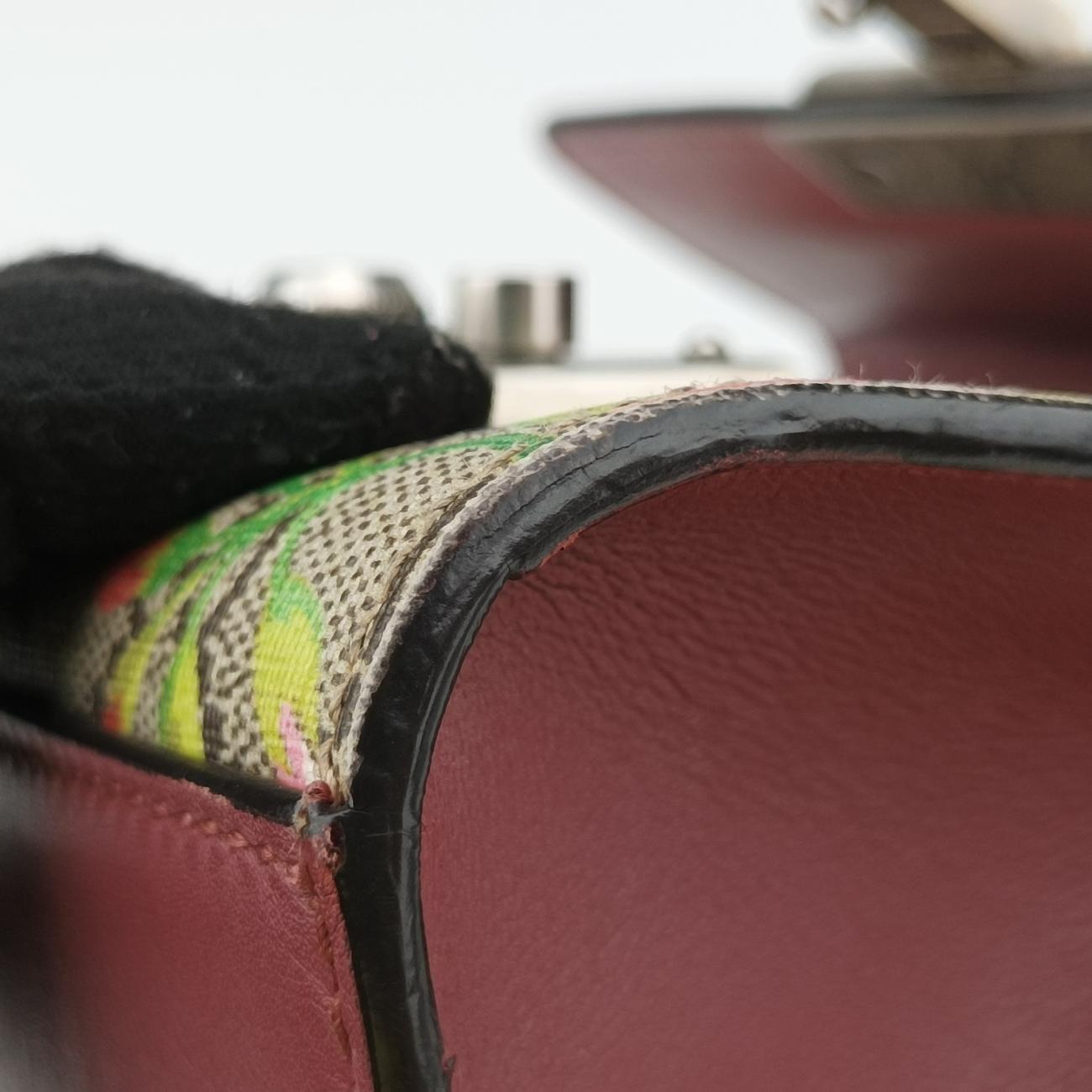 PadlockBrown×MulticolourPVC coated canvas409487A018734162パドロックブラウン×マルチカラーPVCコーティングキャンバス409487A018734162