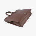 Triangle Logo PlateBrownSaffiano Leather178589164三角 ロゴ プレートブラウンサフィアーノレザー178589164