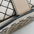 IntrecciatoBrown x White x BeigeLeatherB06323601Pイントレチャートブラウン×ホワイト×ベージュレザーB06323601P