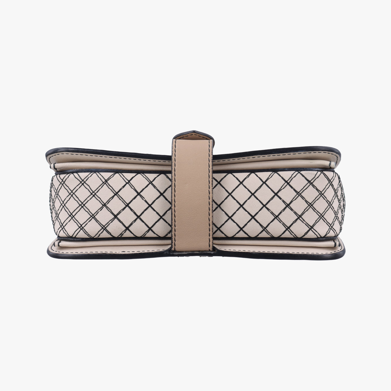 IntrecciatoBrown x White x BeigeLeatherB06323601Pイントレチャートブラウン×ホワイト×ベージュレザーB06323601P