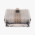IntrecciatoBrown x White x BeigeLeatherB06323601Pイントレチャートブラウン×ホワイト×ベージュレザーB06323601P