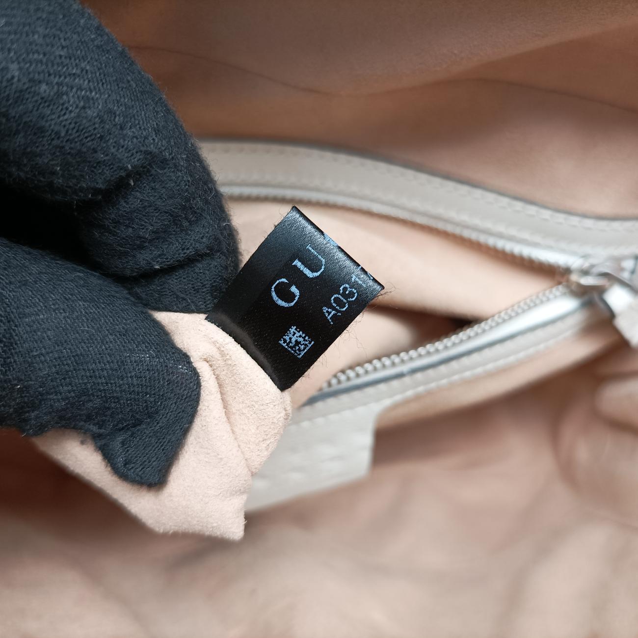 GG Marmont Bamboo Top HandleBlueLeather602270A031721972GGマーモント バンブー トップ ハンドルブルーレザー602270A031721972