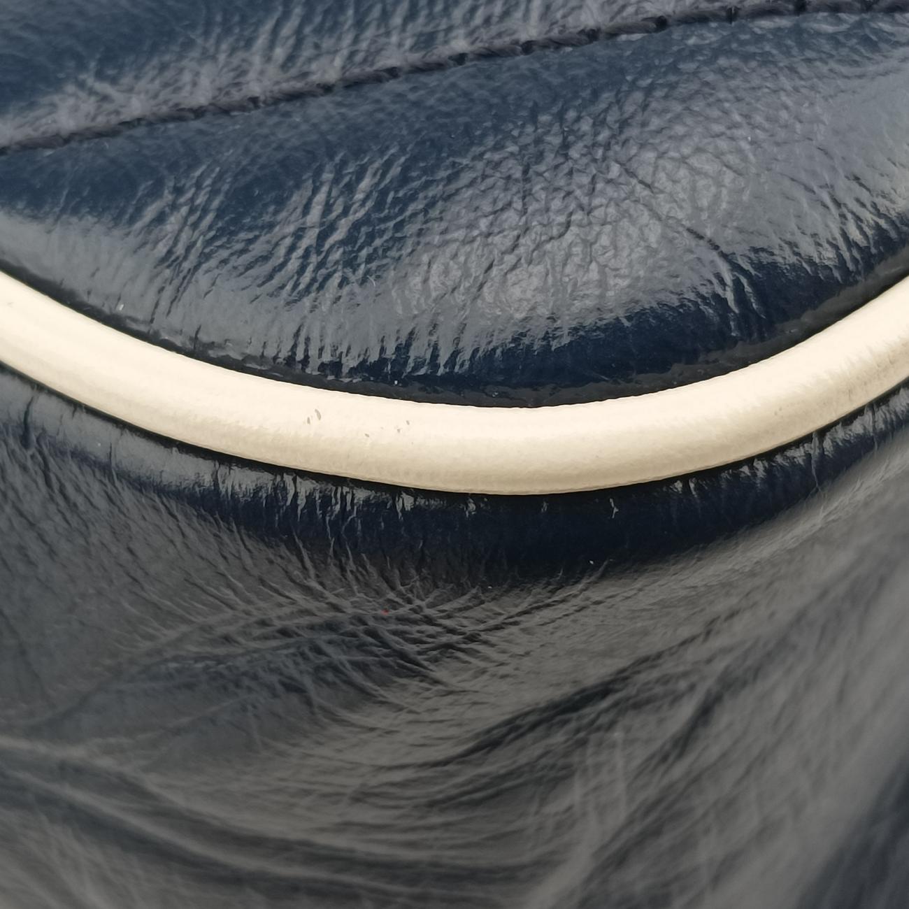 GG Marmont Bamboo Top HandleBlueLeather602270A031721972GGマーモント バンブー トップ ハンドルブルーレザー602270A031721972