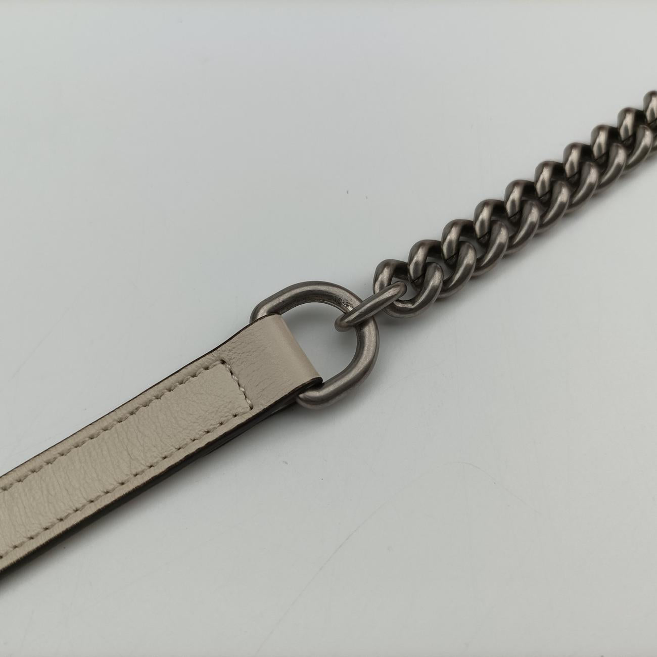 GG Marmont Bamboo Top HandleBlueLeather602270A031721972GGマーモント バンブー トップ ハンドルブルーレザー602270A031721972