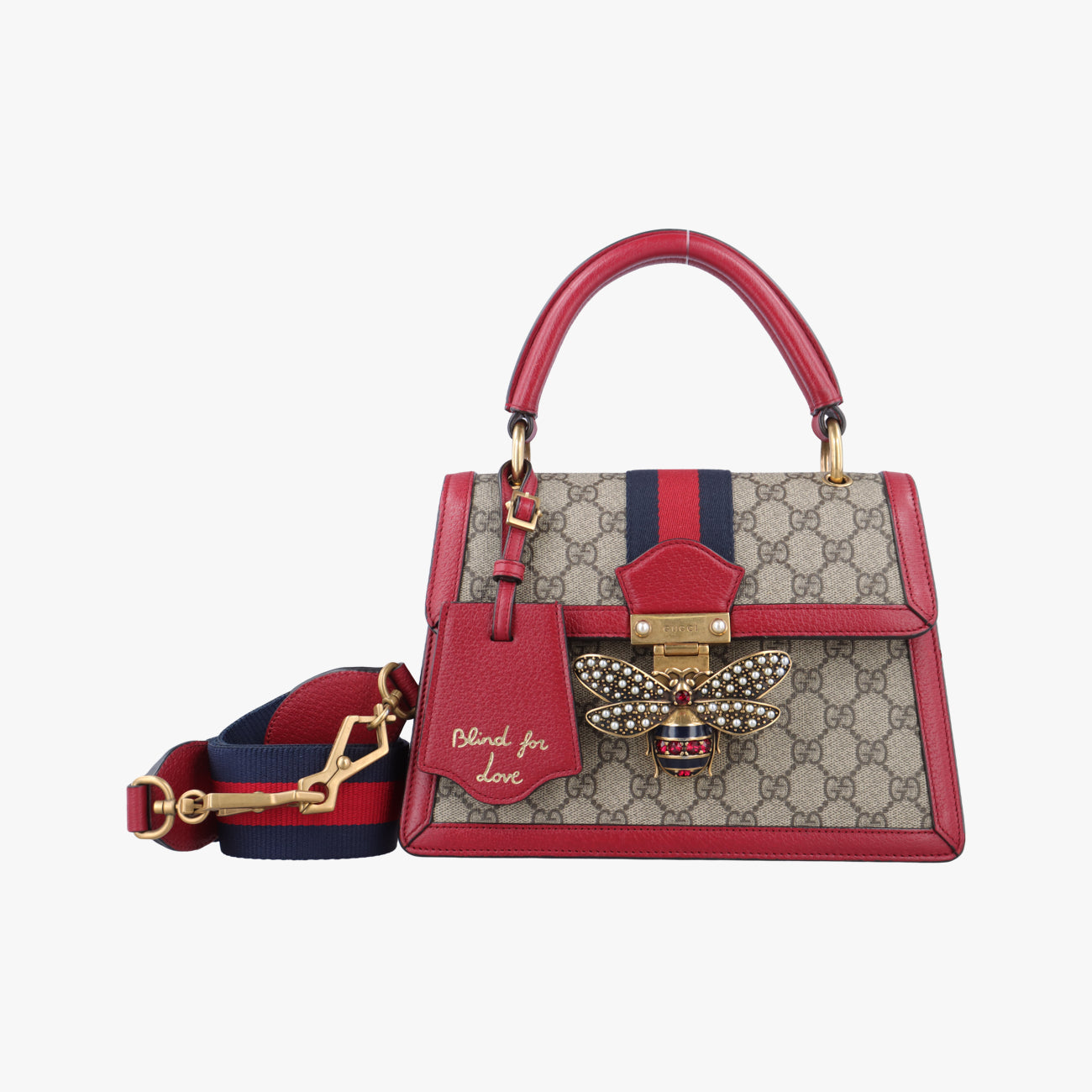 Queen Margaretbeige×MulticolourPVC coated canvas×Leather476541G027799086クイーン マーガレットベージュ×マルチカラーPVCコーティングキャンバス×レザー476541G027799086