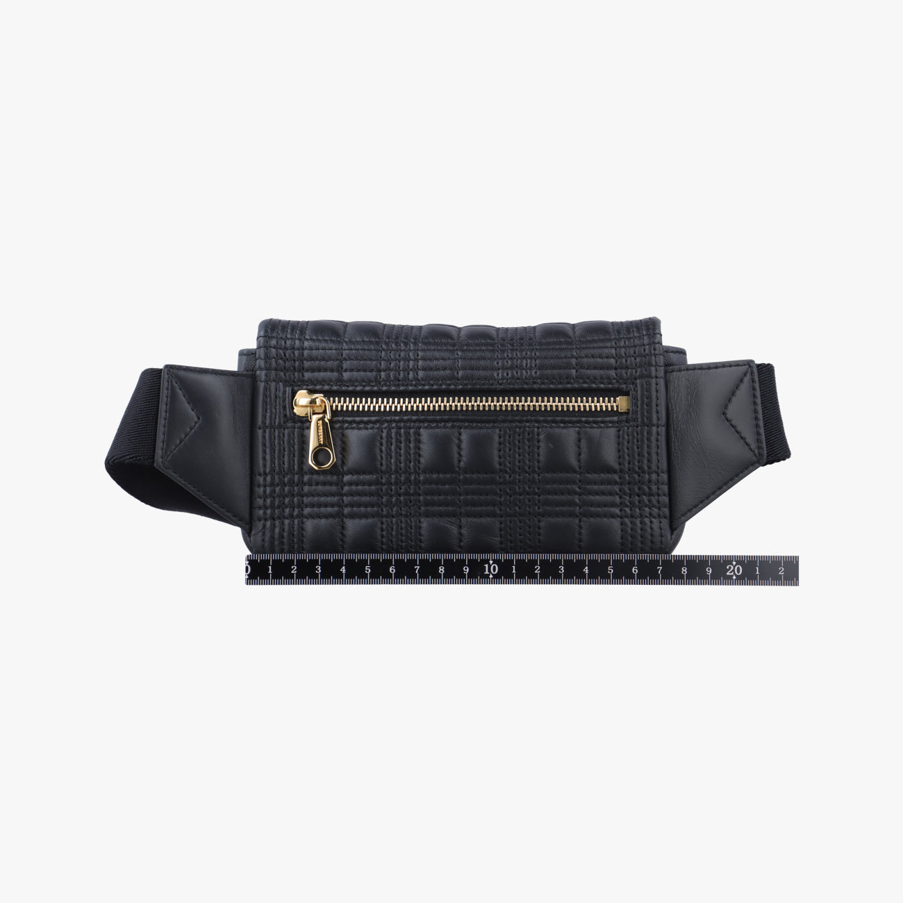 Quilted Lola TB logoBlackLeatherITPELMAG8526PRAキルティング ローラ TB ロゴブラックレザーITPELMAG8526PRA