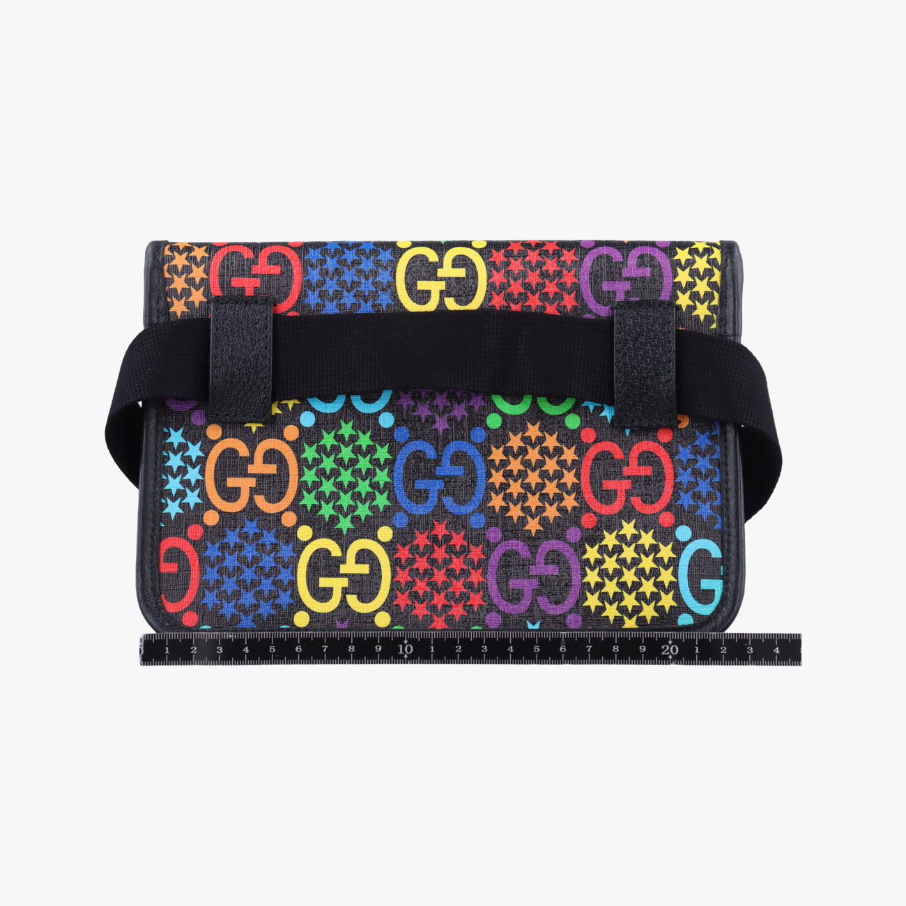 GG PsychedelicBlack×MulticolourPVC coated canvas598113C031570545GGサイケデリックブラック×マルチカラーPVCコーティングキャンバス598113C031570545