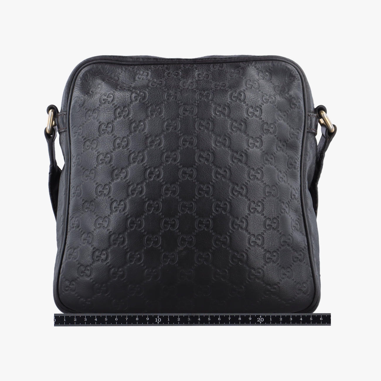 GG Imprime MessengerBlackLeather201448D013153189GGインプリメ メッセンジャーブラックレザー201448D013153189