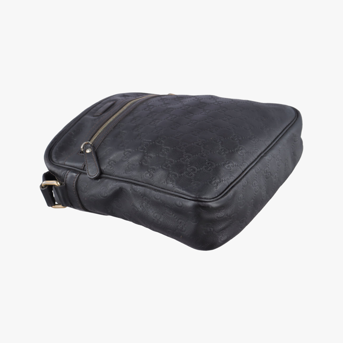 GG Imprime MessengerBlackLeather201448D013153189GGインプリメ メッセンジャーブラックレザー201448D013153189