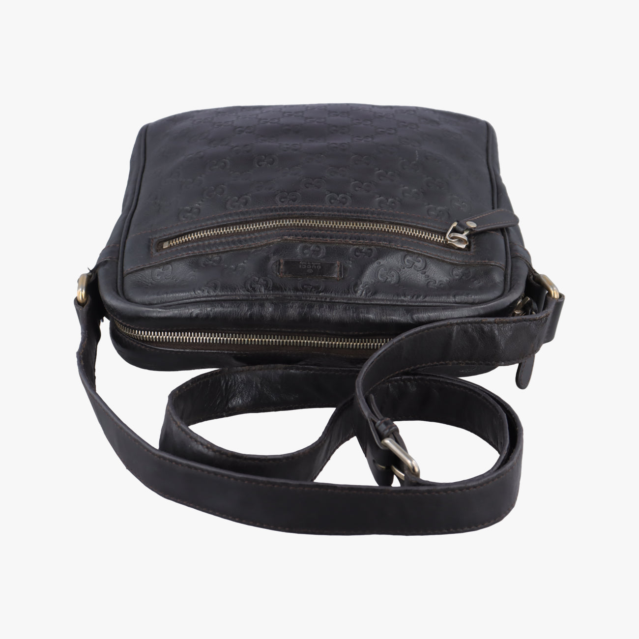 GG Imprime MessengerBlackLeather201448D013153189GGインプリメ メッセンジャーブラックレザー201448D013153189