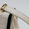 Chevron Quilted  SmallWhite x BlackLeather27211298シェブロンキルティングスモールホワイト×ブラックレザー27211298