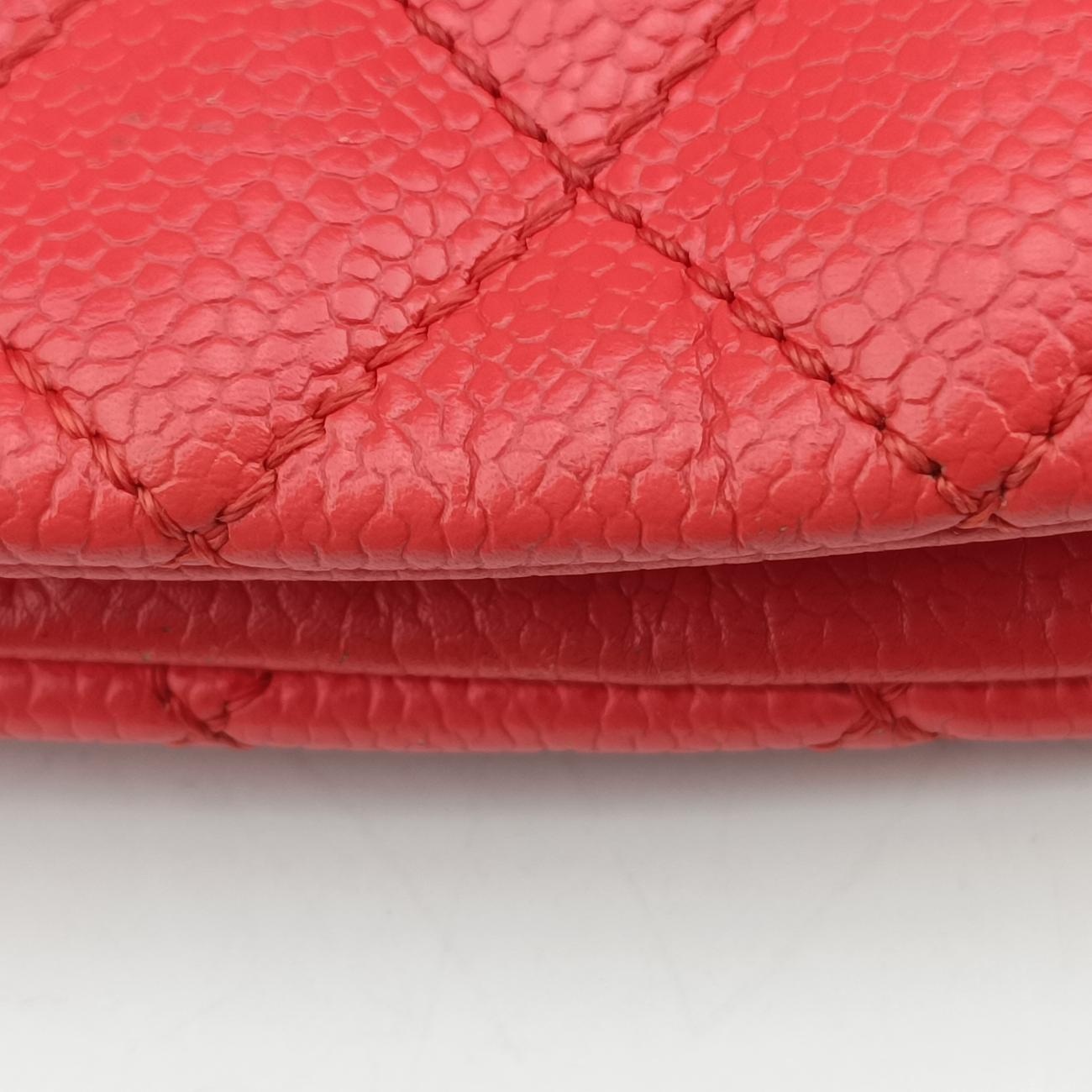 Mademoiselle BowlingOrange Redcaviar skinA6764217742802マドモアゼル ボーリングオレンジレッドキャビアスキンA6764217742802