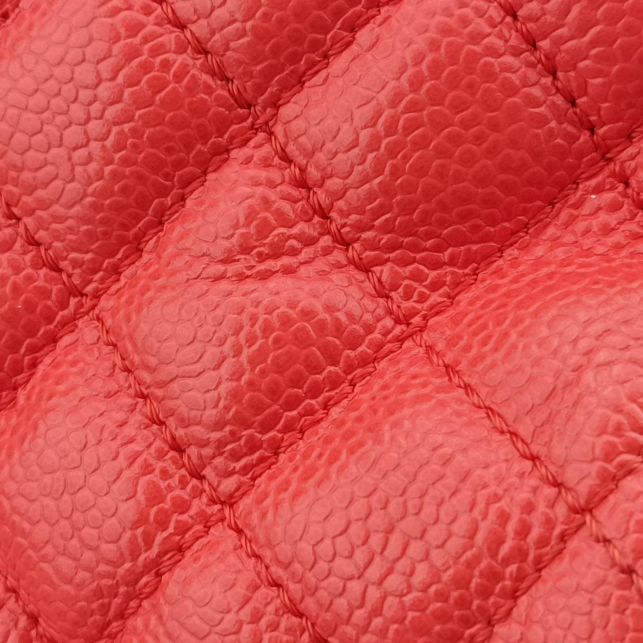 Mademoiselle BowlingOrange Redcaviar skinA6764217742802マドモアゼル ボーリングオレンジレッドキャビアスキンA6764217742802