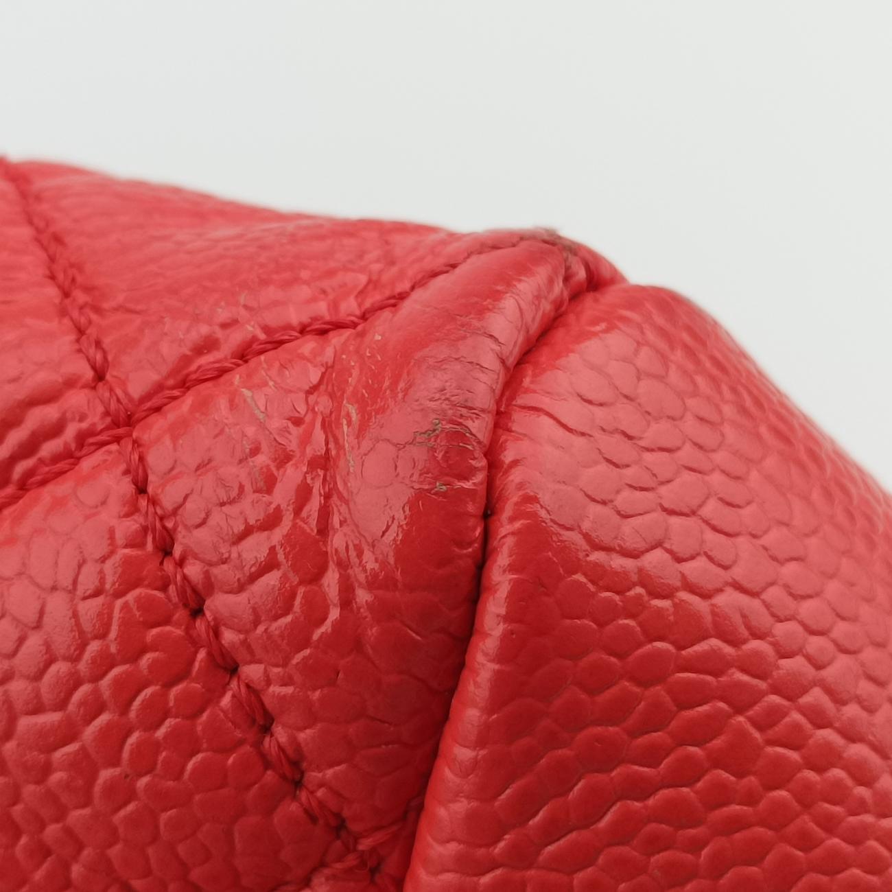 Mademoiselle BowlingOrange Redcaviar skinA6764217742802マドモアゼル ボーリングオレンジレッドキャビアスキンA6764217742802