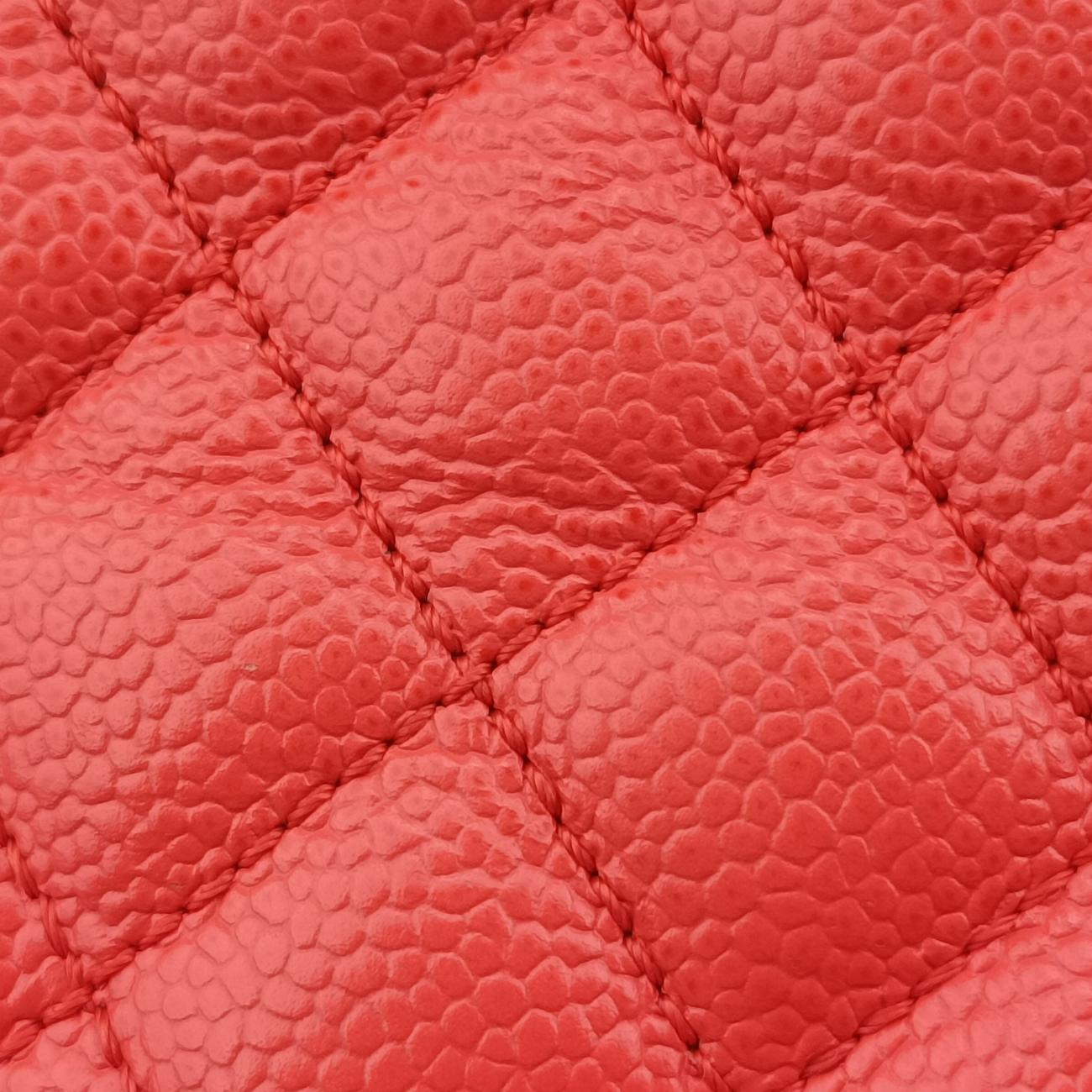 Mademoiselle BowlingOrange Redcaviar skinA6764217742802マドモアゼル ボーリングオレンジレッドキャビアスキンA6764217742802