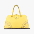 Cuir Studded Open PromenadeYellowSaffiano LeatherBN275325プロムナード スタッズイエローサフィアーノレザーBN275325