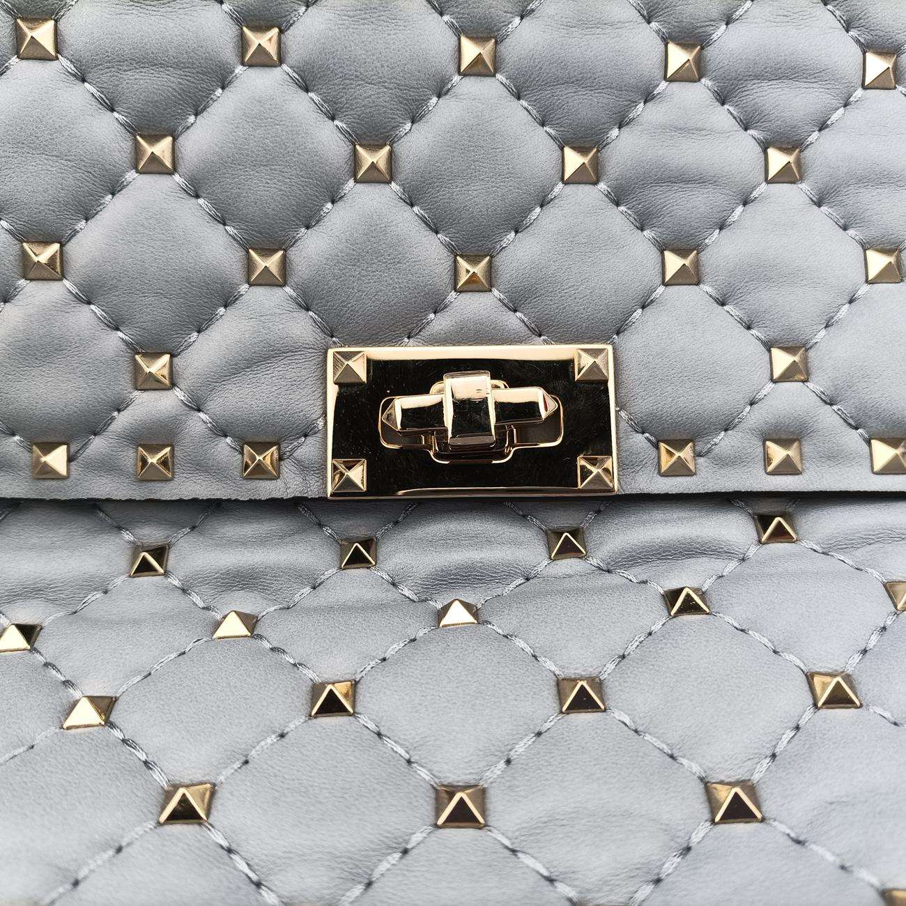 Rockstud SPIKE UPBlueLeatherBL-M121NAP0ロックスタッズ スパイクブルーレザーBL-M121NAP0