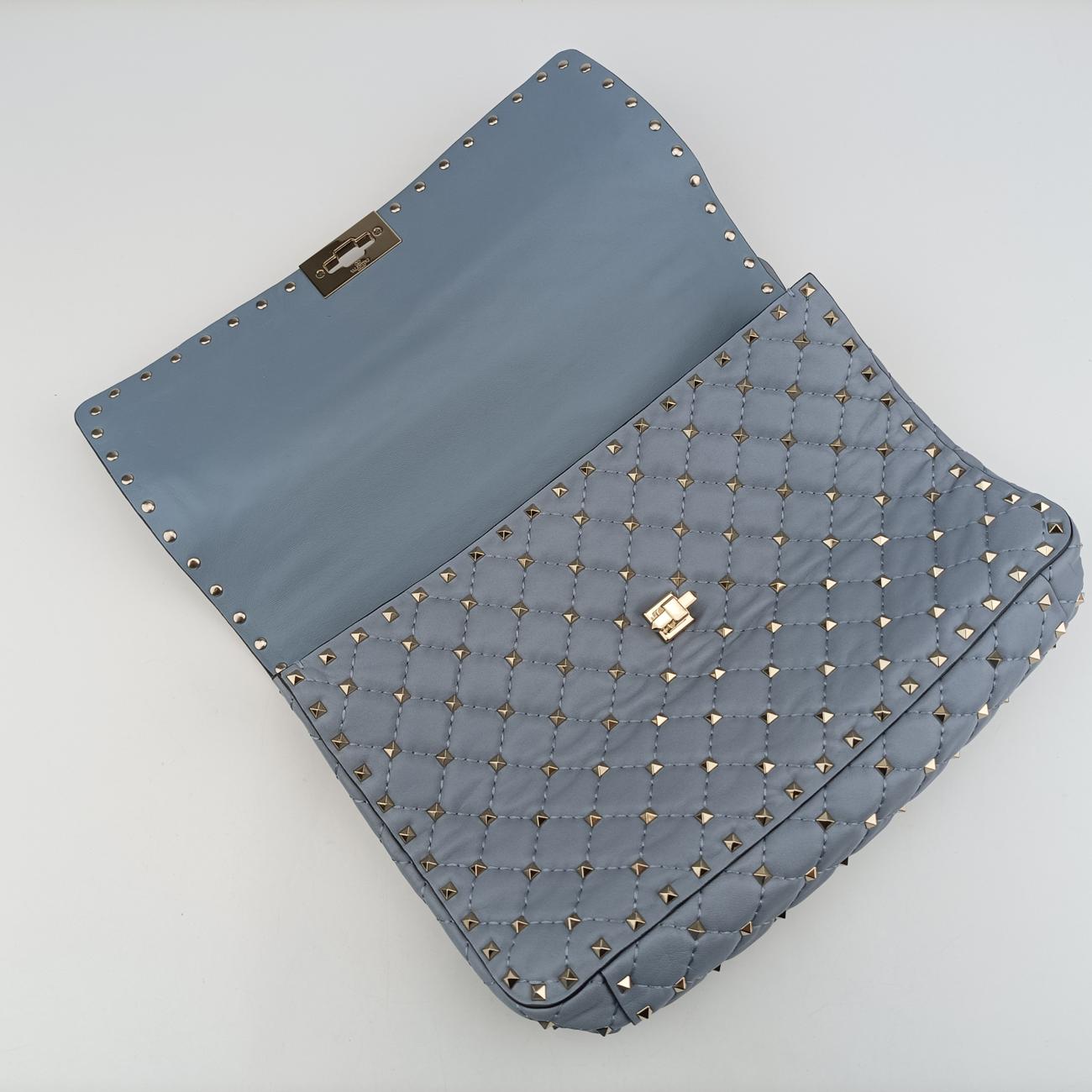 Rockstud SPIKE UPBlueLeatherBL-M121NAP0ロックスタッズ スパイクブルーレザーBL-M121NAP0