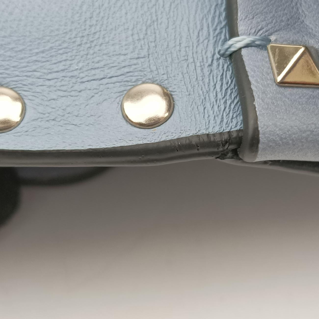 Rockstud SPIKE UPBlueLeatherBL-M121NAP0ロックスタッズ スパイクブルーレザーBL-M121NAP0