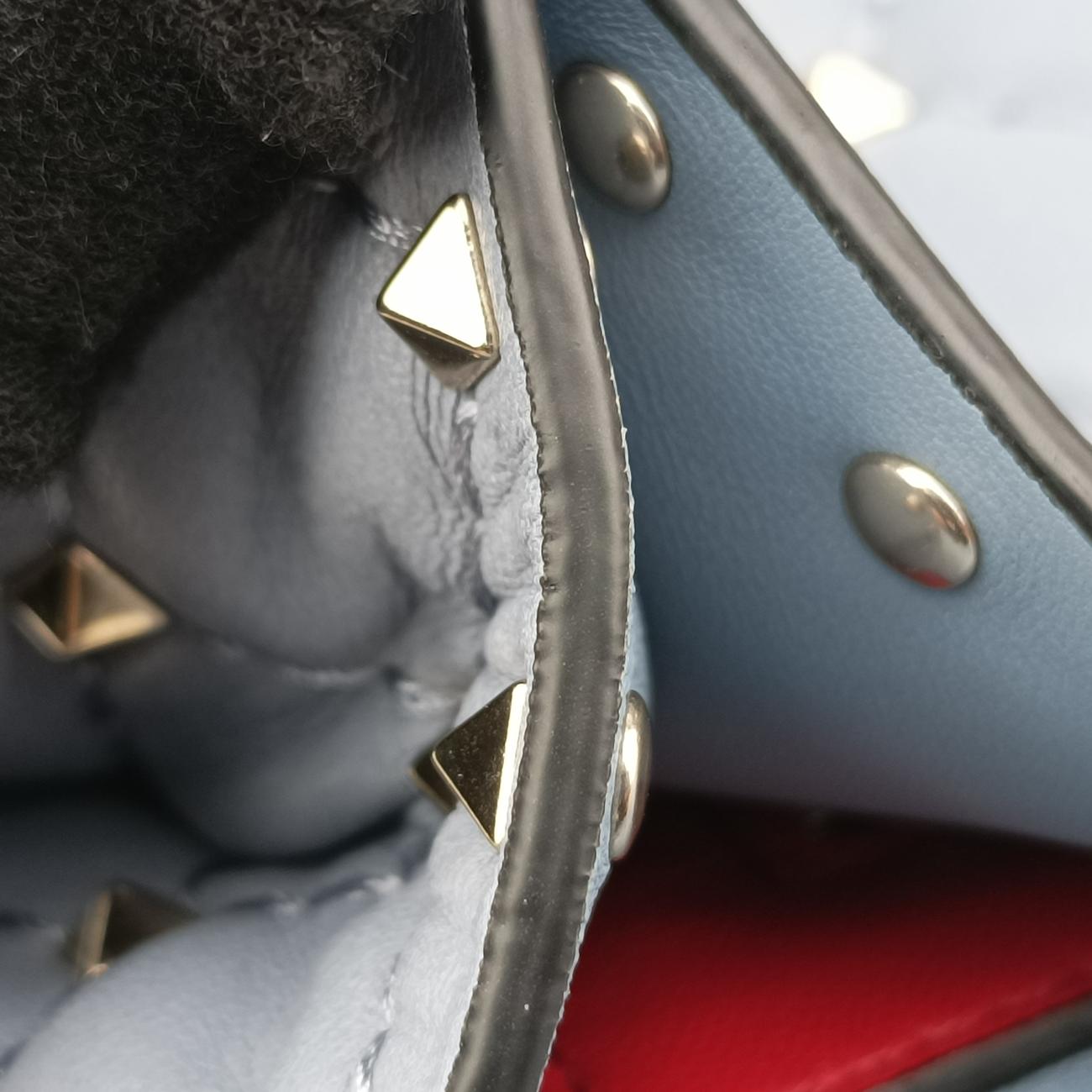 Rockstud SPIKE UPBlueLeatherBL-M121NAP0ロックスタッズ スパイクブルーレザーBL-M121NAP0