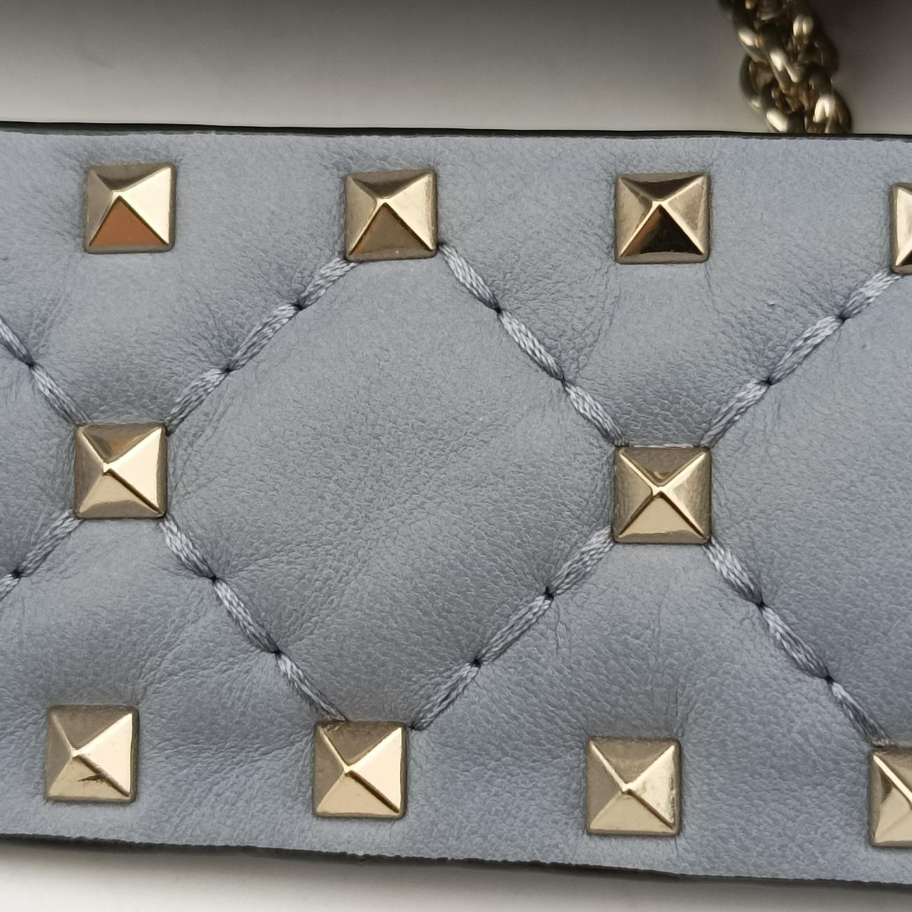 Rockstud SPIKE UPBlueLeatherBL-M121NAP0ロックスタッズ スパイクブルーレザーBL-M121NAP0